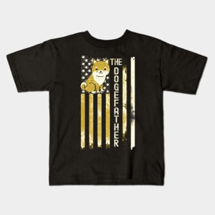 Vintage - The Dogefather Flag Kids T-Shirt